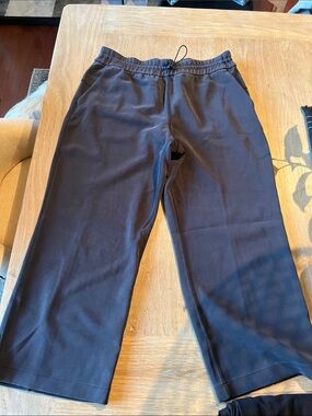 Lululemon soft stream high rise straight leg crop Black Casual Drawstring Pants
